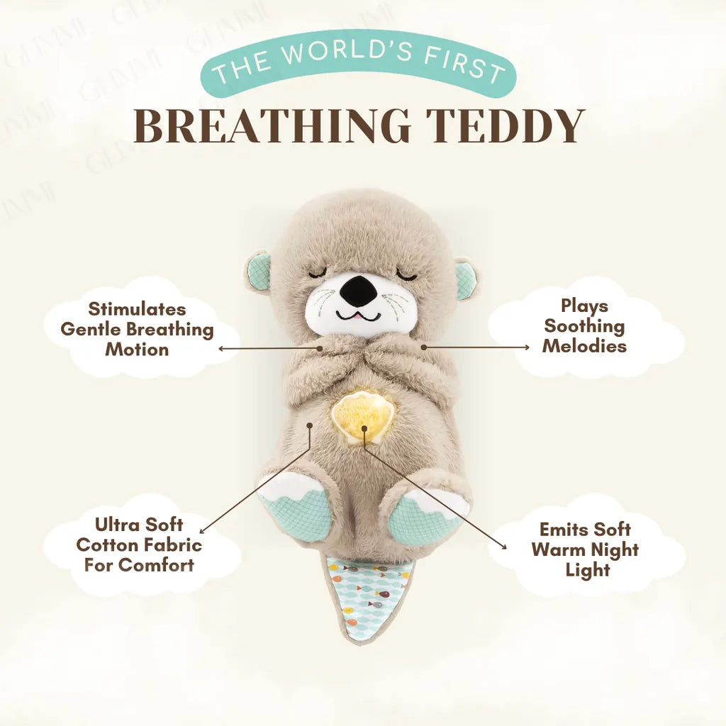 Breathing Otter Plush Toy