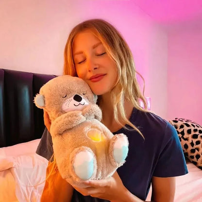 Breathing Otter Plush Toy